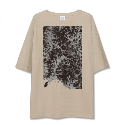 【波佐見（長崎県）】地図柄ビッグシルエットTシャツ