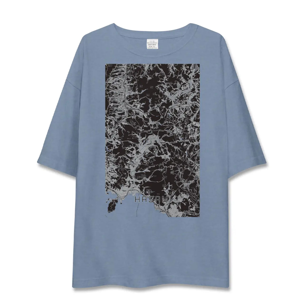 【波佐見（長崎県）】地図柄ビッグシルエットTシャツ