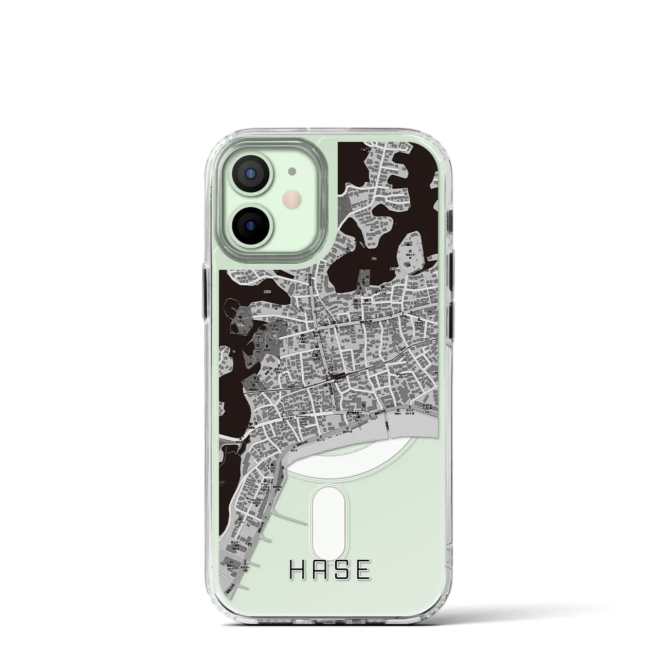 【長谷（神奈川県）】地図柄iPhoneケース（MagSafeタイプ）
