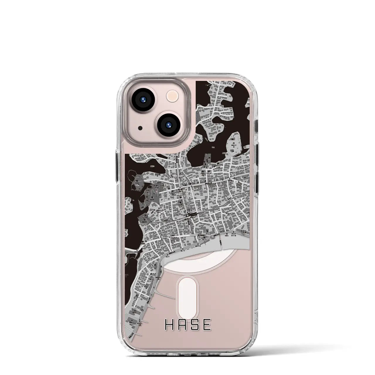 【長谷（神奈川県）】地図柄iPhoneケース（MagSafeタイプ）