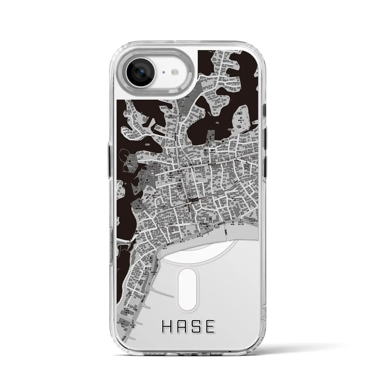【長谷（神奈川県）】地図柄iPhoneケース（MagSafeタイプ）