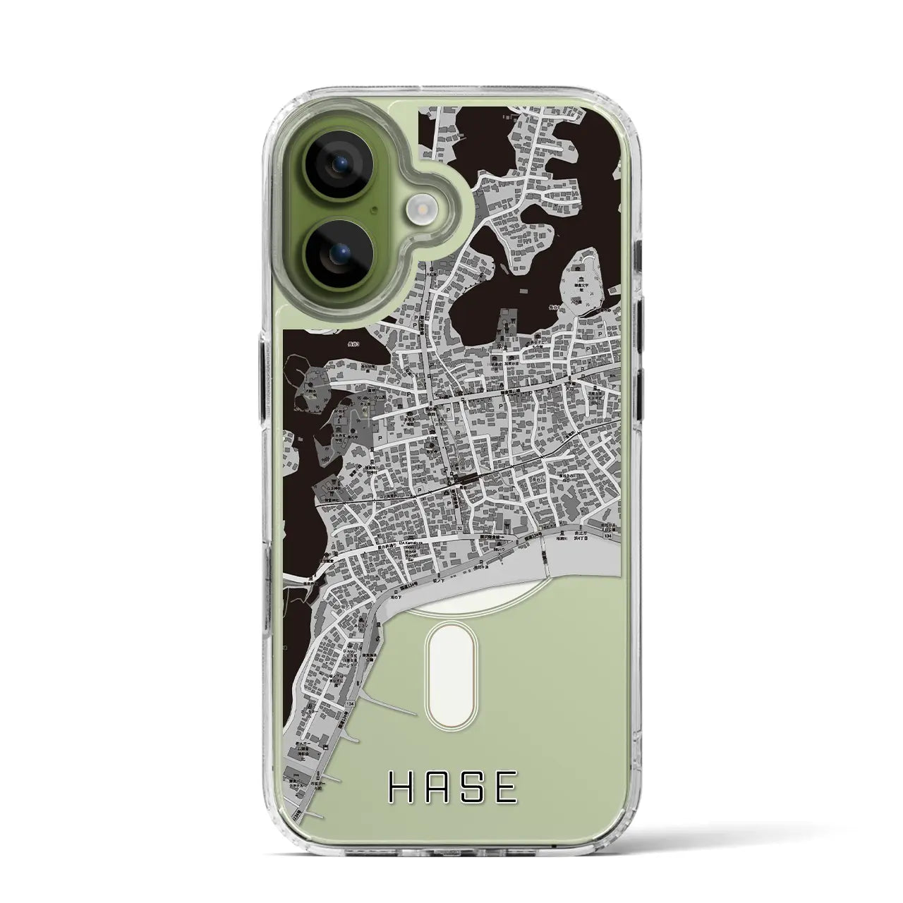 【長谷（神奈川県）】地図柄iPhoneケース（MagSafeタイプ）