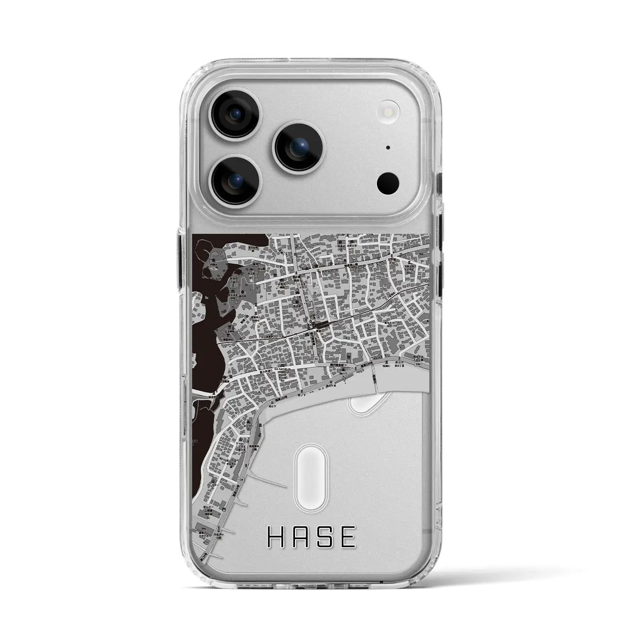 【長谷（神奈川県）】地図柄iPhoneケース（MagSafeタイプ）