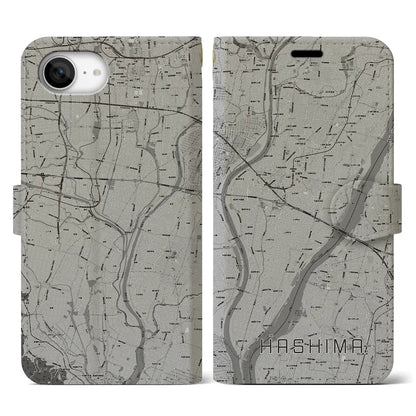 【羽島（岐阜県）】地図柄iPhoneケース（手帳タイプ）