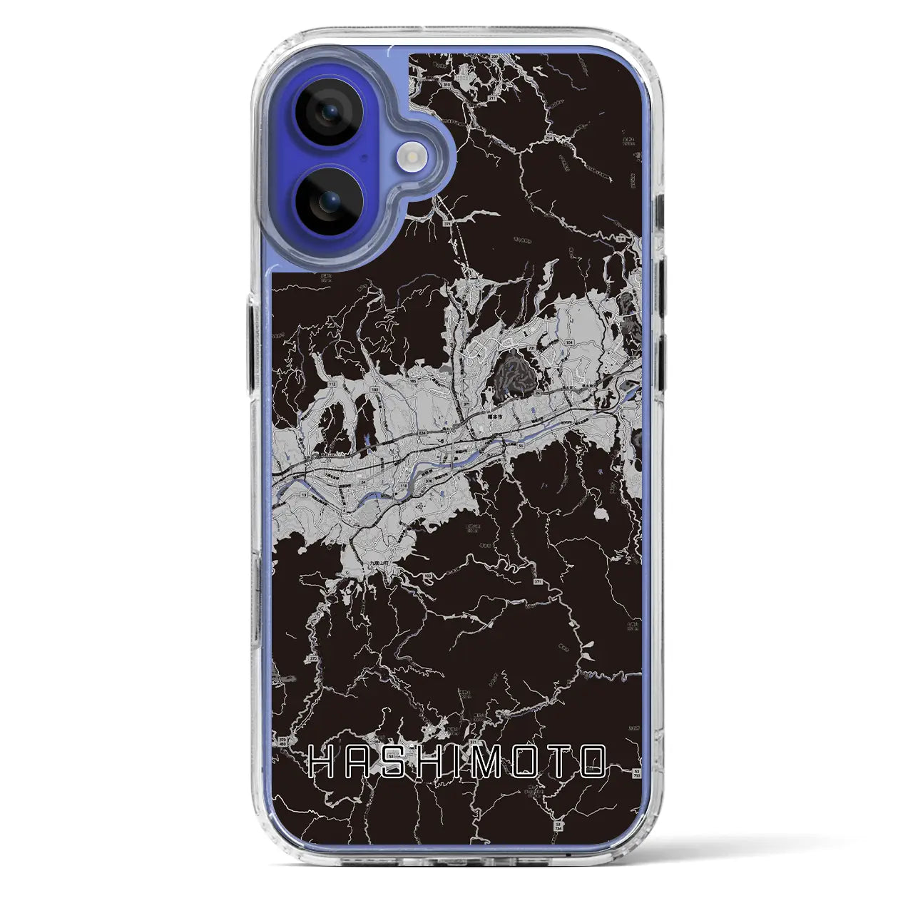 【橋本（和歌山県）】地図柄iPhoneケース（MagSafeタイプ）