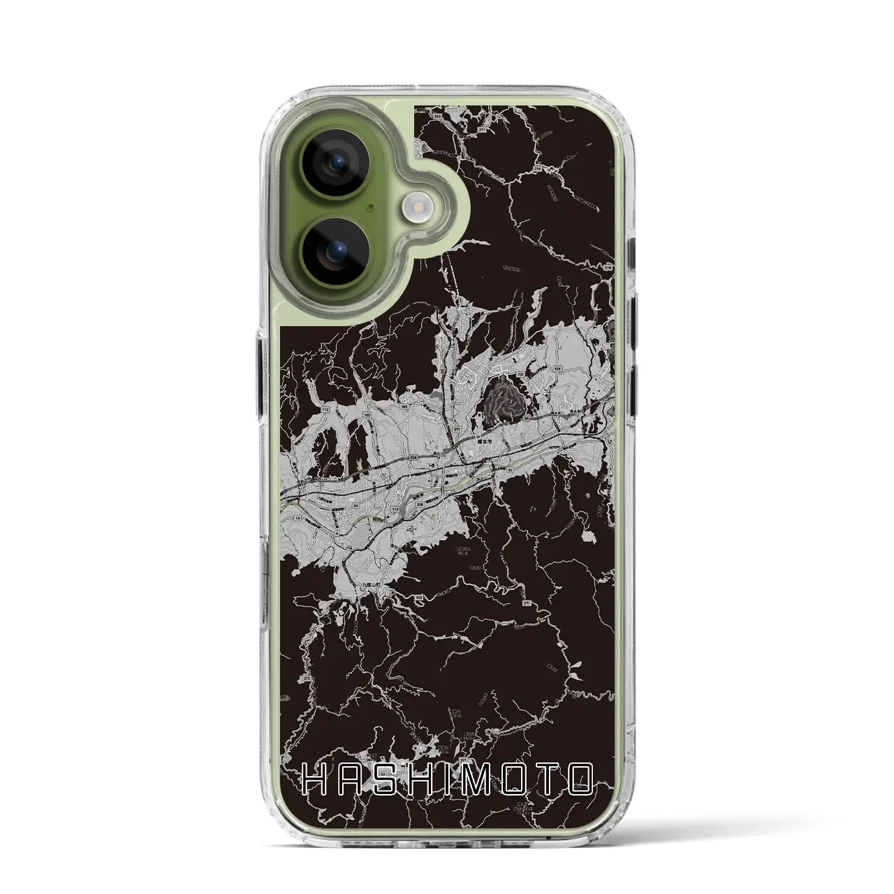 【橋本（和歌山県）】地図柄iPhoneケース（MagSafeタイプ）