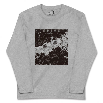 【橋本（和歌山県）（和歌山県）】地図柄ロングスリーブTシャツ