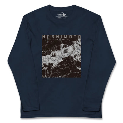【橋本（和歌山県）（和歌山県）】地図柄ロングスリーブTシャツ