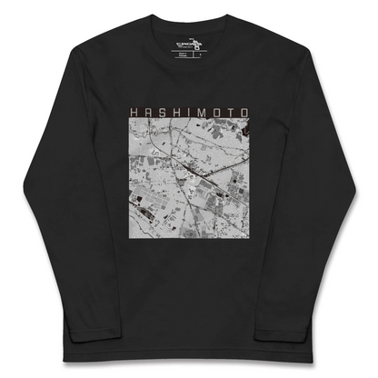 【橋本（神奈川県）】地図柄ロングスリーブTシャツ