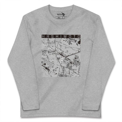 【橋本（神奈川県）】地図柄ロングスリーブTシャツ
