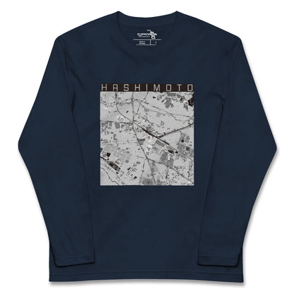 【橋本（神奈川県）】地図柄ロングスリーブTシャツ