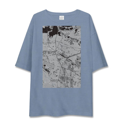 【橋本（神奈川県）】地図柄ビッグシルエットTシャツ