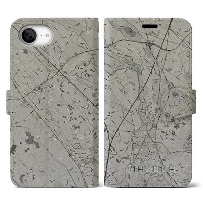 【蓮田（埼玉県）】地図柄iPhoneケース（手帳タイプ）