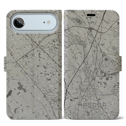 【蓮田（埼玉県）】地図柄iPhoneケース（手帳タイプ）