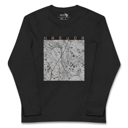 【蓮田（埼玉県）】地図柄ロングスリーブTシャツ