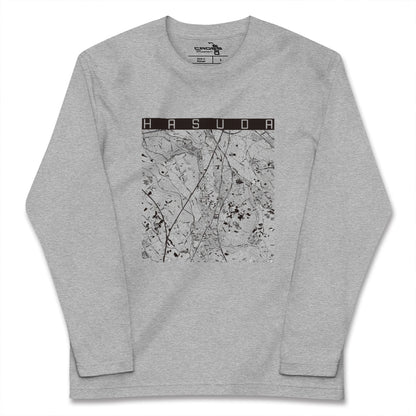 【蓮田（埼玉県）】地図柄ロングスリーブTシャツ