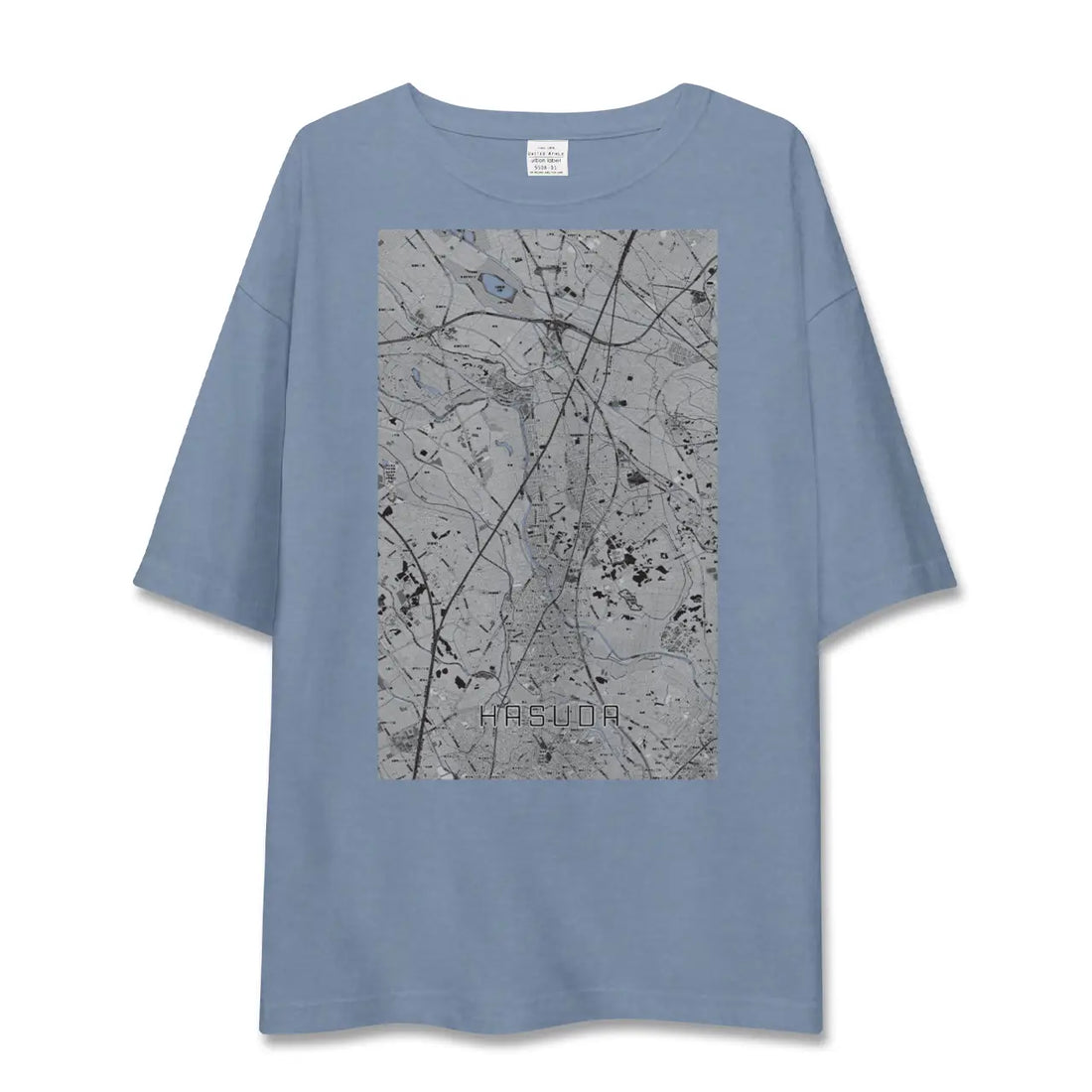【蓮田（埼玉県）】地図柄ビッグシルエットTシャツ