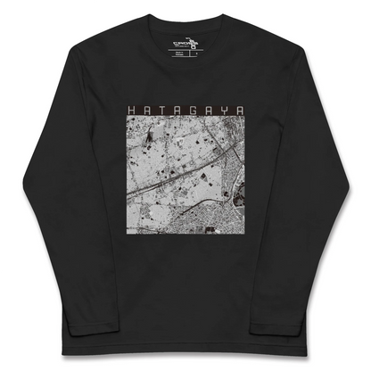 【幡ヶ谷（東京都）】地図柄ロングスリーブTシャツ