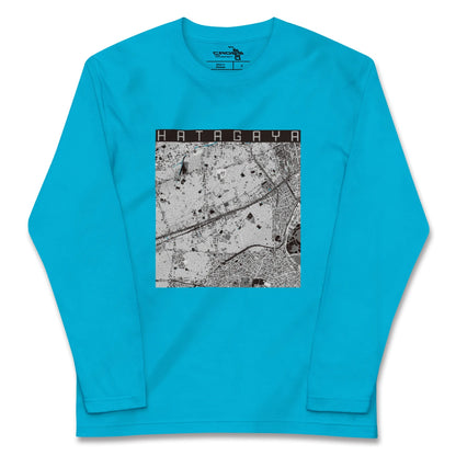 【幡ヶ谷（東京都）】地図柄ロングスリーブTシャツ