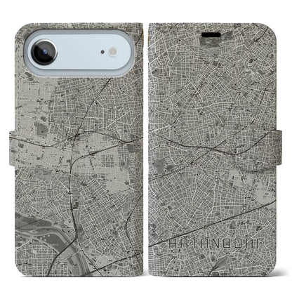 【旗の台（東京都）】地図柄iPhoneケース（手帳タイプ）