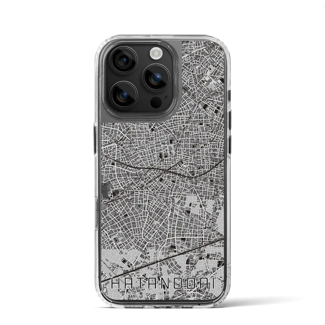 【旗の台（東京都）】地図柄iPhoneケース（MagSafeタイプ）