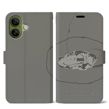 【波照間（沖縄県）】地図柄iPhoneケース（手帳タイプ）