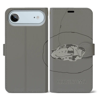 【波照間（沖縄県）】地図柄iPhoneケース（手帳タイプ）