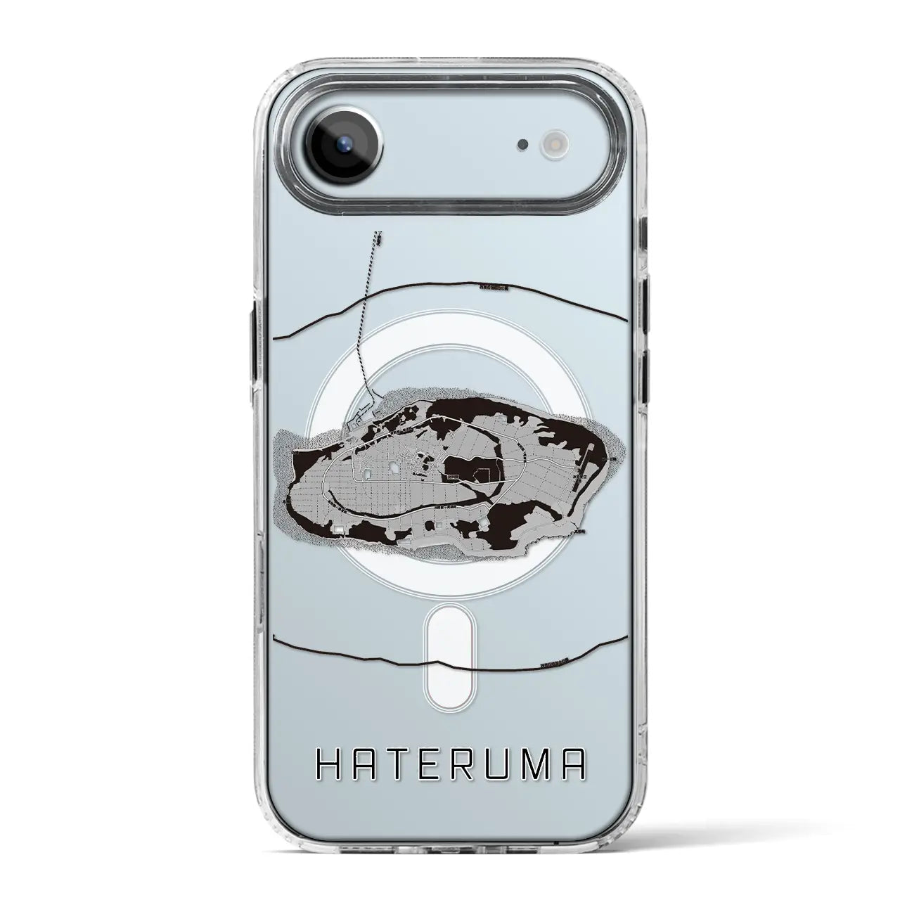 【波照間（沖縄県）】地図柄iPhoneケース（MagSafeタイプ）