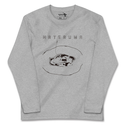 【波照間（沖縄県）】地図柄ロングスリーブTシャツ