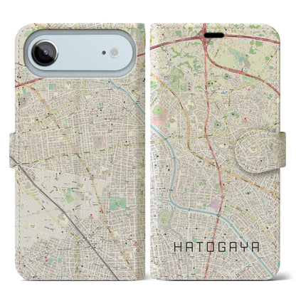 【鳩ヶ谷（埼玉県）】地図柄iPhoneケース（手帳タイプ）