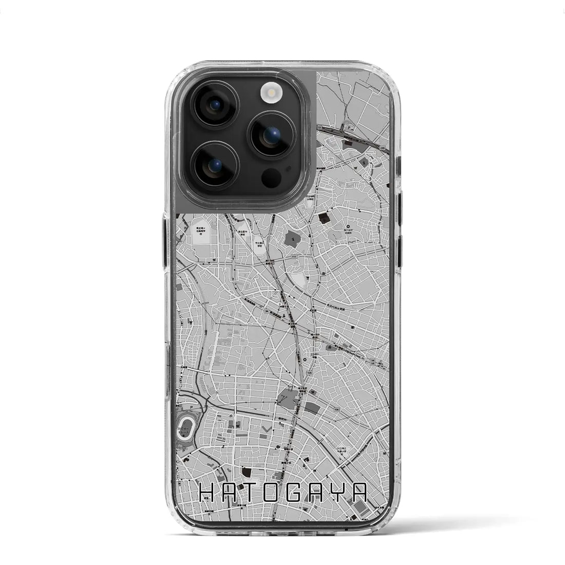 【鳩ヶ谷（埼玉県）】地図柄iPhoneケース（MagSafeタイプ）