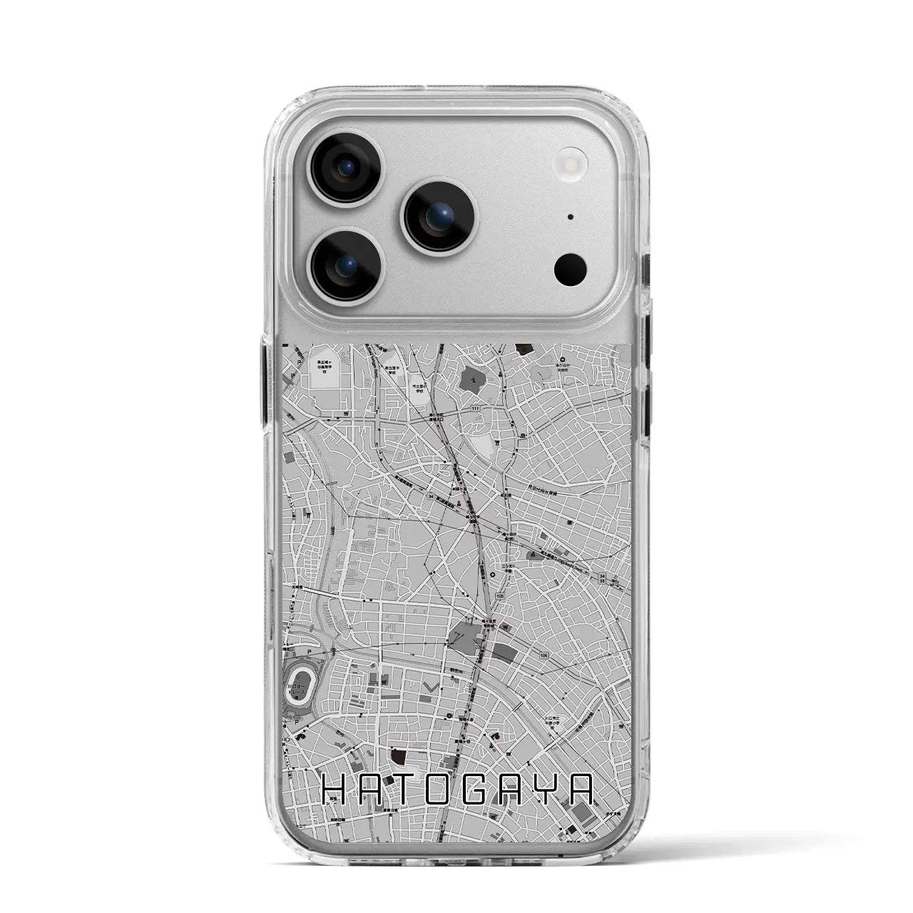 【鳩ヶ谷（埼玉県）】地図柄iPhoneケース（MagSafeタイプ）