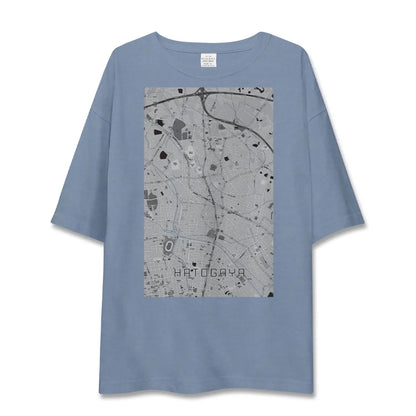 【鳩ヶ谷（埼玉県）】地図柄ビッグシルエットTシャツ