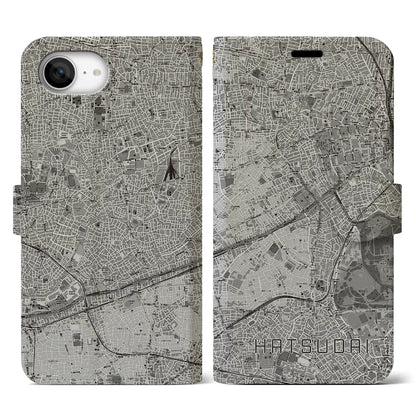 【初台（東京都）】地図柄iPhoneケース（手帳タイプ）