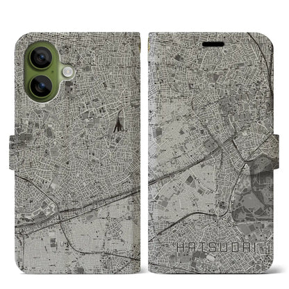 【初台（東京都）】地図柄iPhoneケース（手帳タイプ）