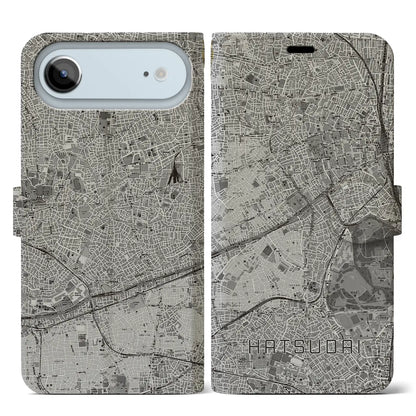 【初台（東京都）】地図柄iPhoneケース（手帳タイプ）