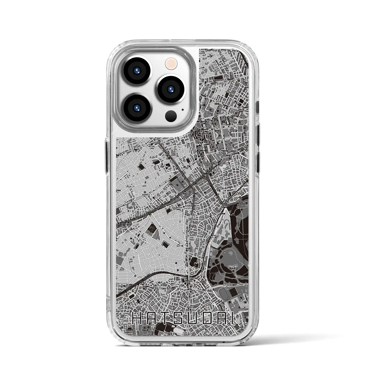 【初台（東京都）】地図柄iPhoneケース（MagSafeタイプ）