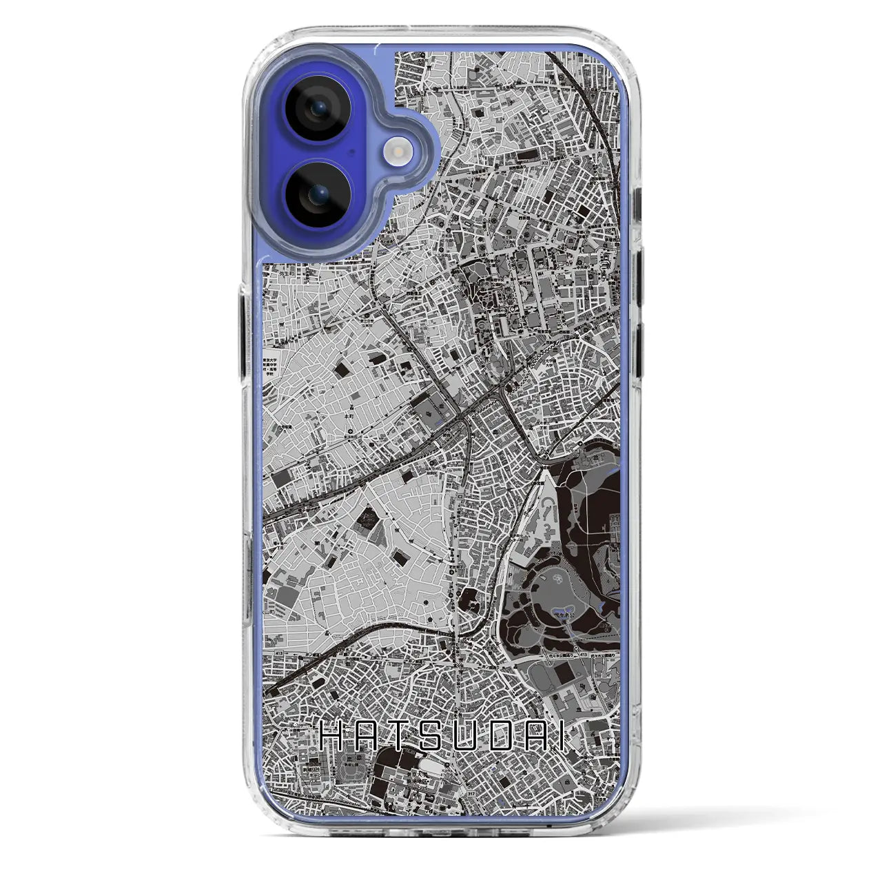 【初台（東京都）】地図柄iPhoneケース（MagSafeタイプ）