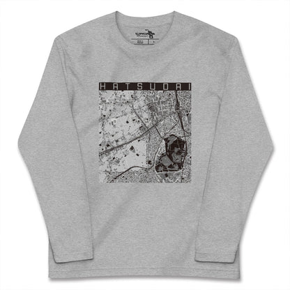 【初台（東京都）】地図柄ロングスリーブTシャツ