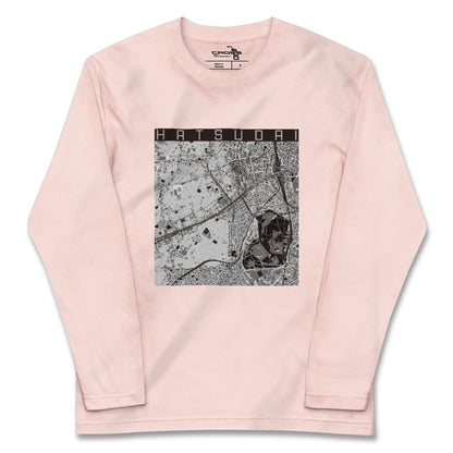 【初台（東京都）】地図柄ロングスリーブTシャツ
