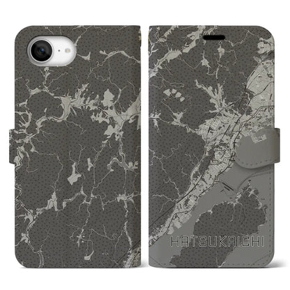 【廿日市（広島県）】地図柄iPhoneケース（手帳タイプ）