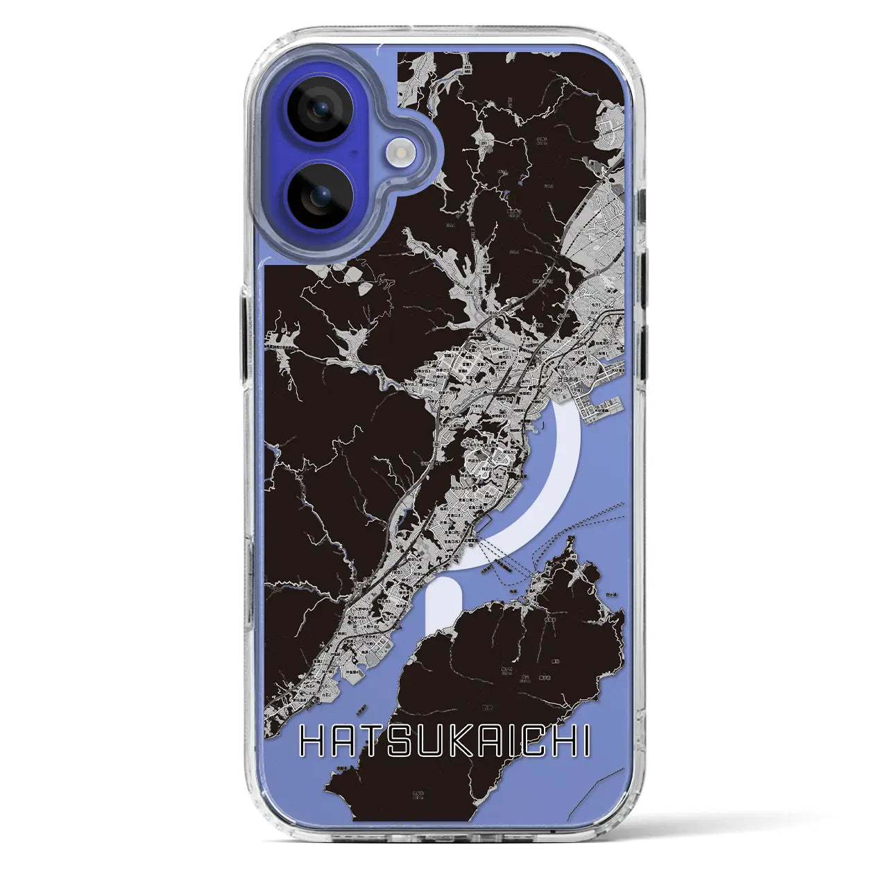 【廿日市（広島県）】地図柄iPhoneケース（MagSafeタイプ）