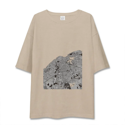 【ハバナ（キューバ）】地図柄ビッグシルエットTシャツ