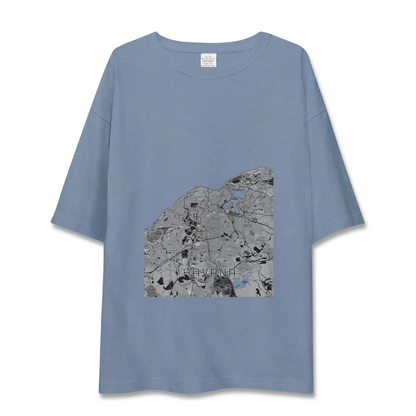 【ハバナ（キューバ）】地図柄ビッグシルエットTシャツ