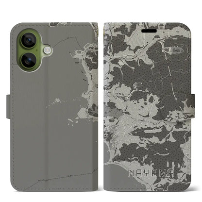 【葉山（神奈川県）】地図柄iPhoneケース（手帳タイプ）