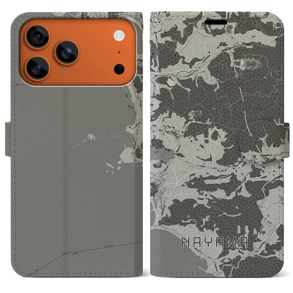 【葉山（神奈川県）】地図柄iPhoneケース（手帳タイプ）