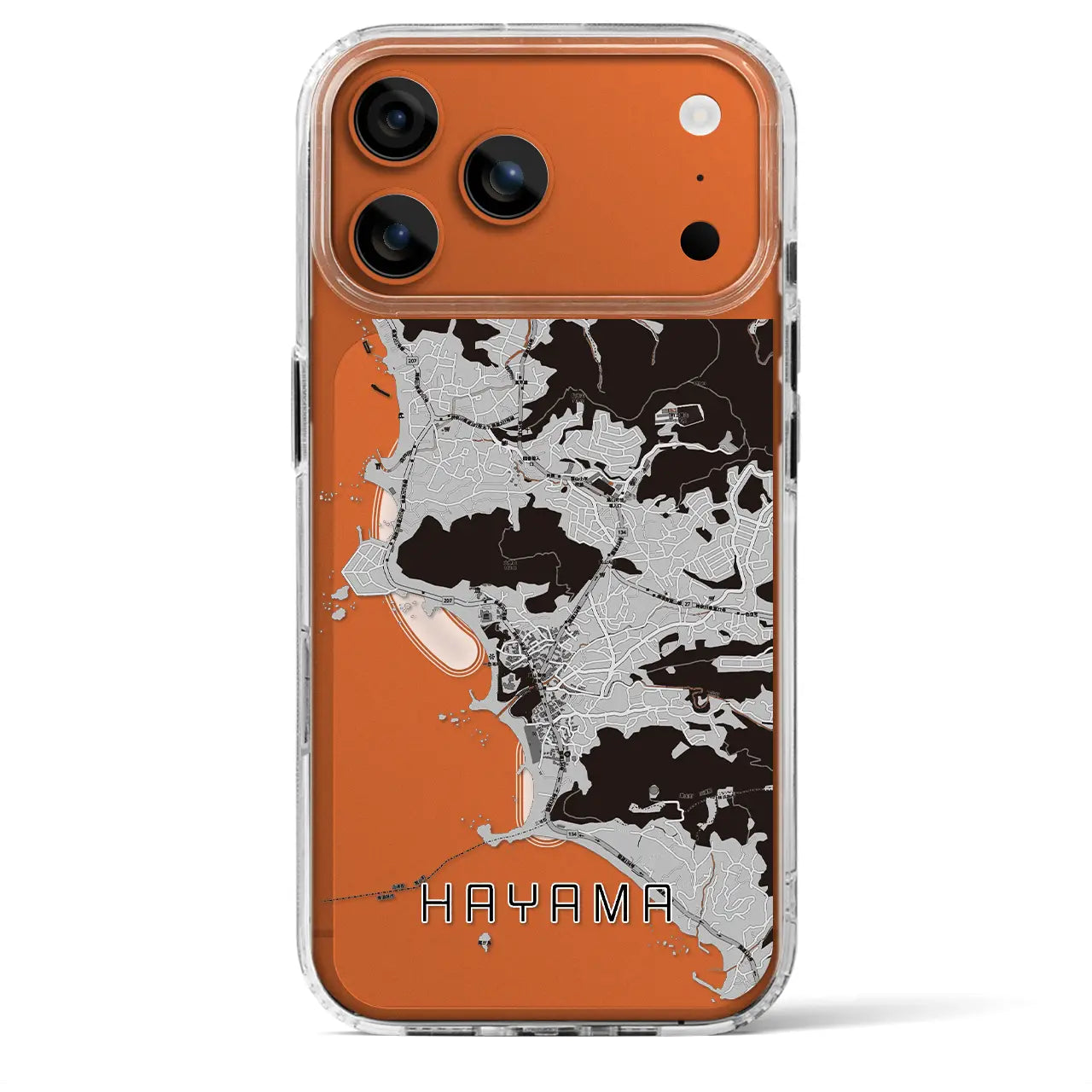 【葉山（神奈川県）】地図柄iPhoneケース（MagSafeタイプ）