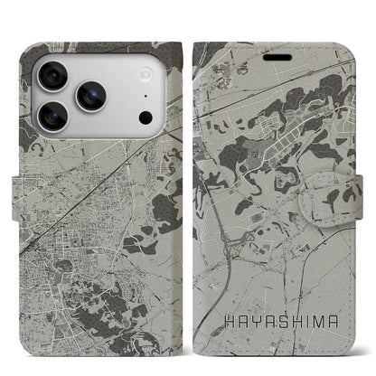 【早島（岡山県）】地図柄iPhoneケース（手帳タイプ）
