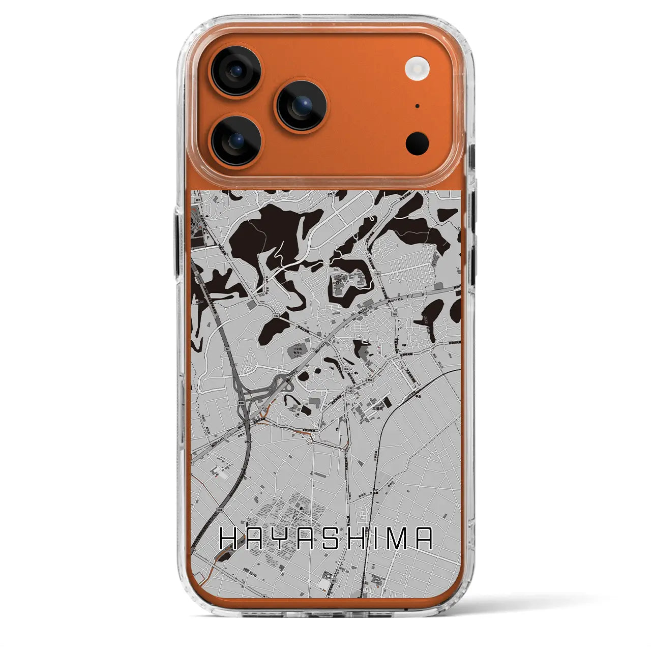 【早島（岡山県）】地図柄iPhoneケース（MagSafeタイプ）