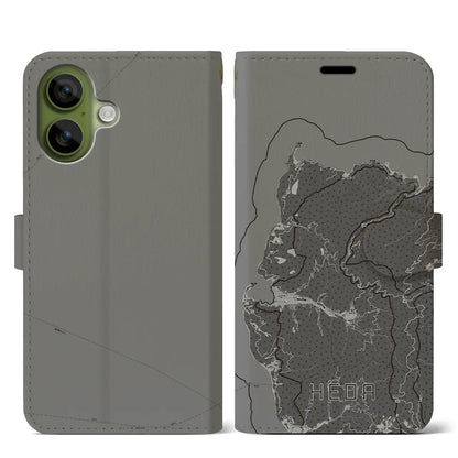 【戸田（静岡県）】地図柄iPhoneケース（手帳タイプ）